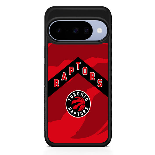 NBA Toronto Raptors Red Google Pixel 10 Case | Google Pixel 10 Rubber Protective Case