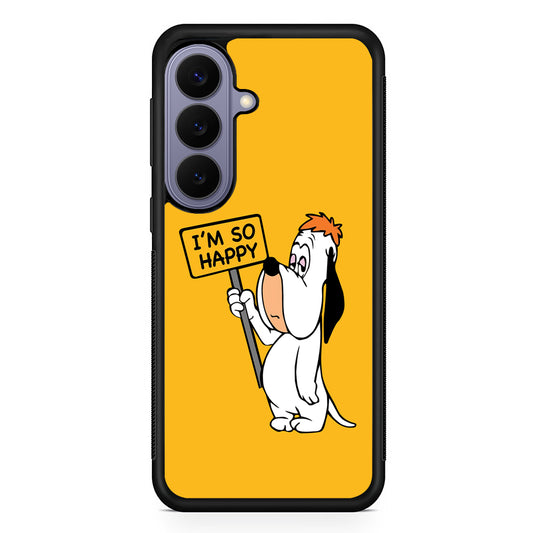 Droopy Dog I'm So Happy Samsung Galaxy S26 Case | Durable Rubber Case for Samsung Galaxy S26