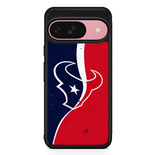 NFL Houston Texans Wall Google Pixel 9 Case | Google Pixel 9 Protective Rubber Case
