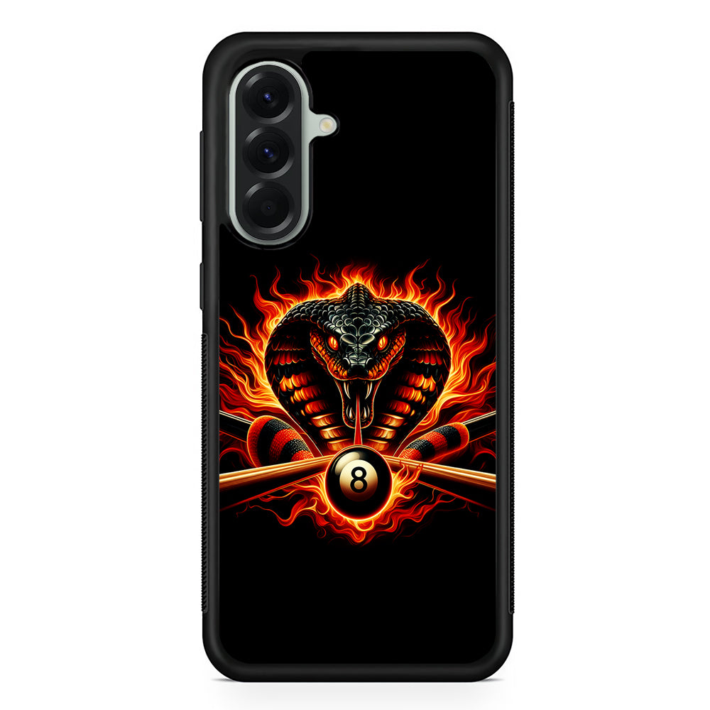 Cobra Head Ball Number 8 Samsung Galaxy A56 Case | Samsung Galaxy A56 Protective Rubber Case