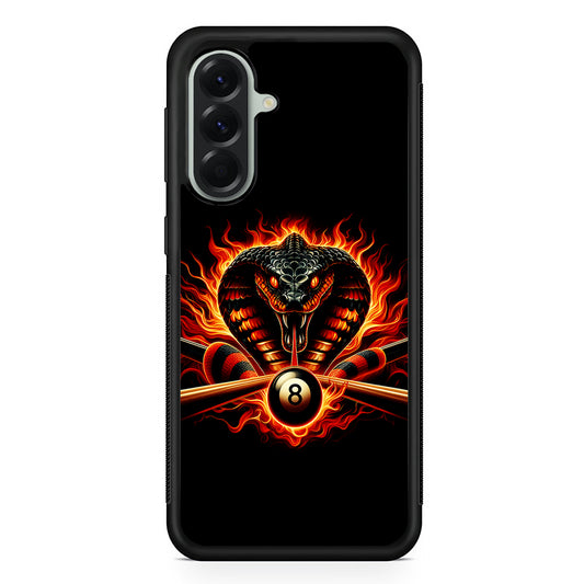 Cobra Head Ball Number 8 Samsung Galaxy A56 Case | Samsung Galaxy A56 Protective Rubber Case
