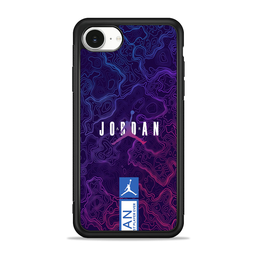 Air Jordan The Twilight Sky Contour iPhone 16e Case - Slim Silicone Case
