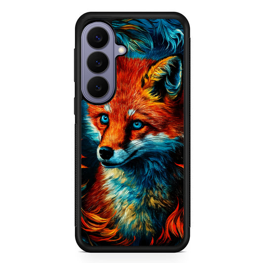 Painting Of A Fox Samsung Galaxy S26 Case | Durable Rubber Case for Samsung Galaxy S26