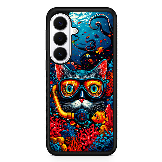 Kitty Cat Under The Sea Samsung Galaxy S26 Plus Case | Slim Protective Cover for Samsung Galaxy S26 Plus