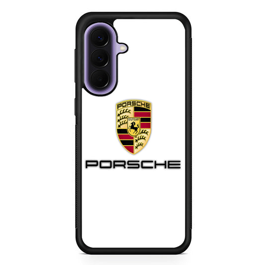 Porsche White Emblem Samsung Galaxy A57 Case | Samsung Galaxy A57 Protective Cover