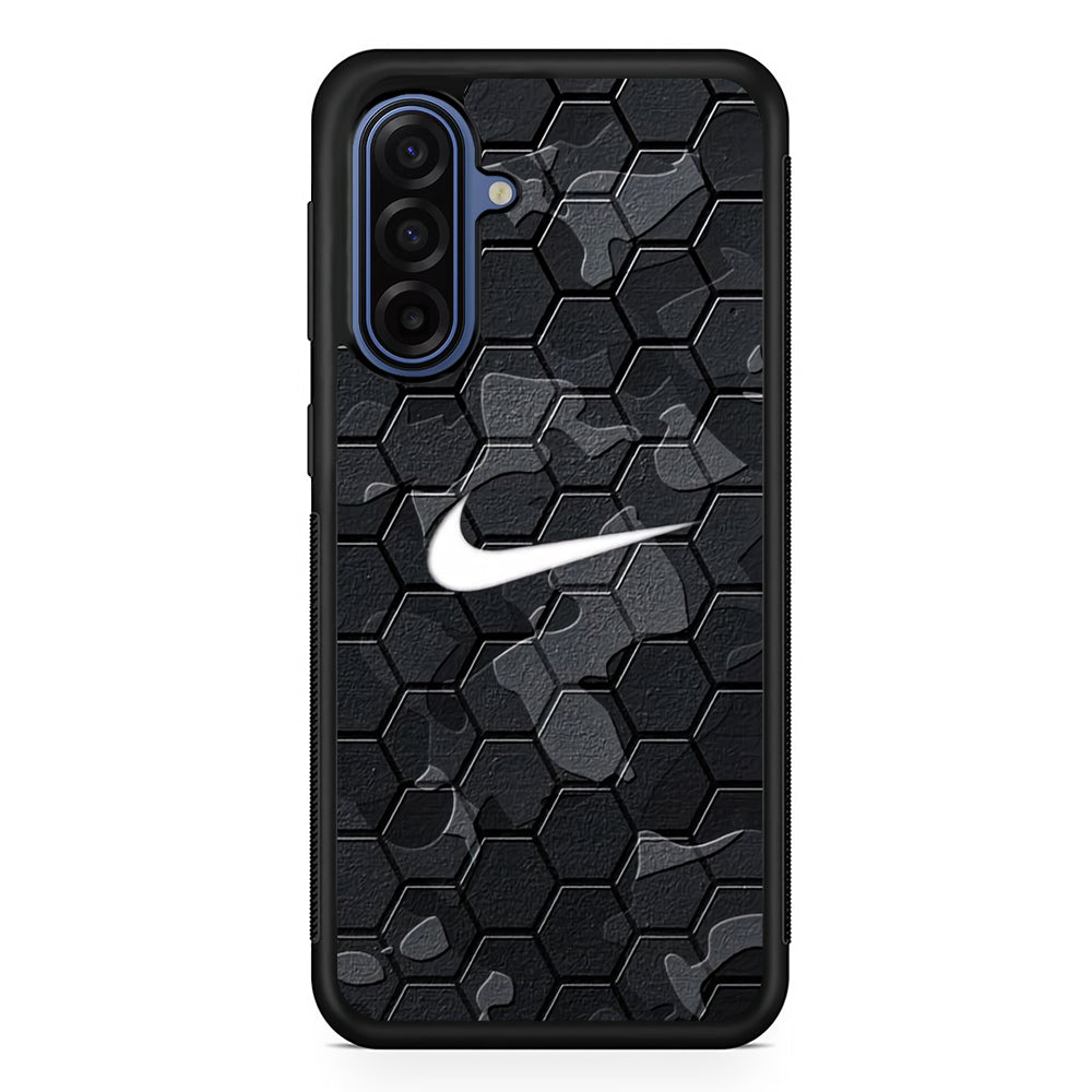 Nike Hexagon Pattern Camo Samsung Galaxy A17 Case | Samsung Galaxy A17 Protective Rubber Case