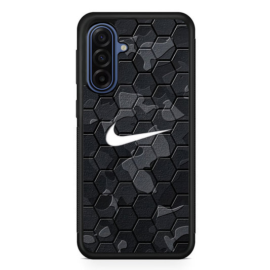 Nike Hexagon Pattern Camo Samsung Galaxy A17 Case | Samsung Galaxy A17 Protective Rubber Case