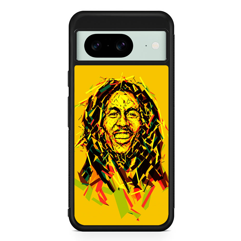 Bob Marley Pop Art Reggae Google Pixel 8 Case | Durable Protective Cover for Google Pixel 8