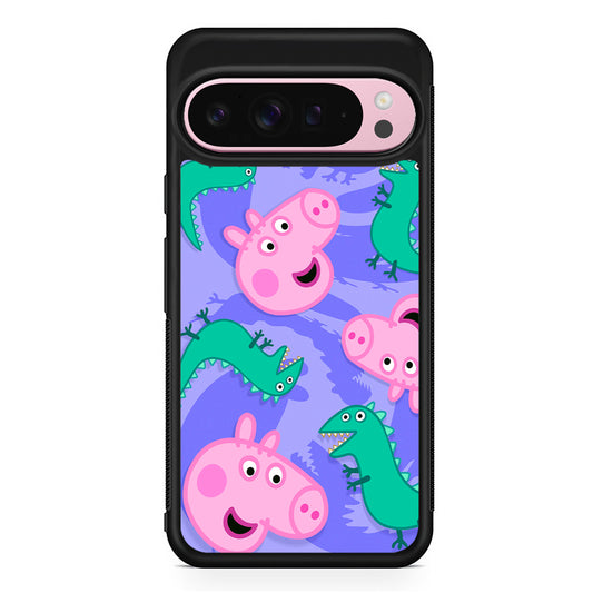 Peppa Pig Purple Google Pixel 9 Pro XL Case | Protective Cover