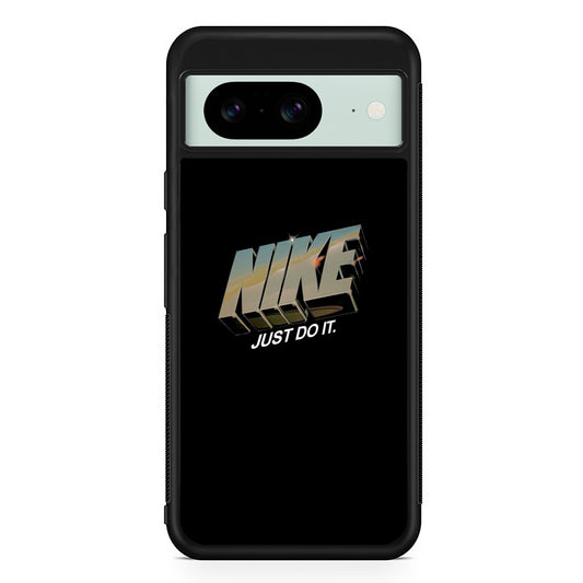 Nike Icon Three Dimension Google Pixel 8 Case | Slim Rubber Case for Google Pixel 8