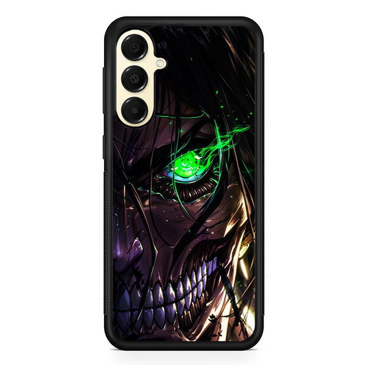 Attack on Titan Eren Face Samsung Galaxy A16 Case | Slim Rubber Samsung Galaxy A16 Case