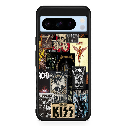 Heavy Metal Rock Music Band Google Pixel 8 Pro Case | Slim Rubber Case for Google Pixel 8 Pro