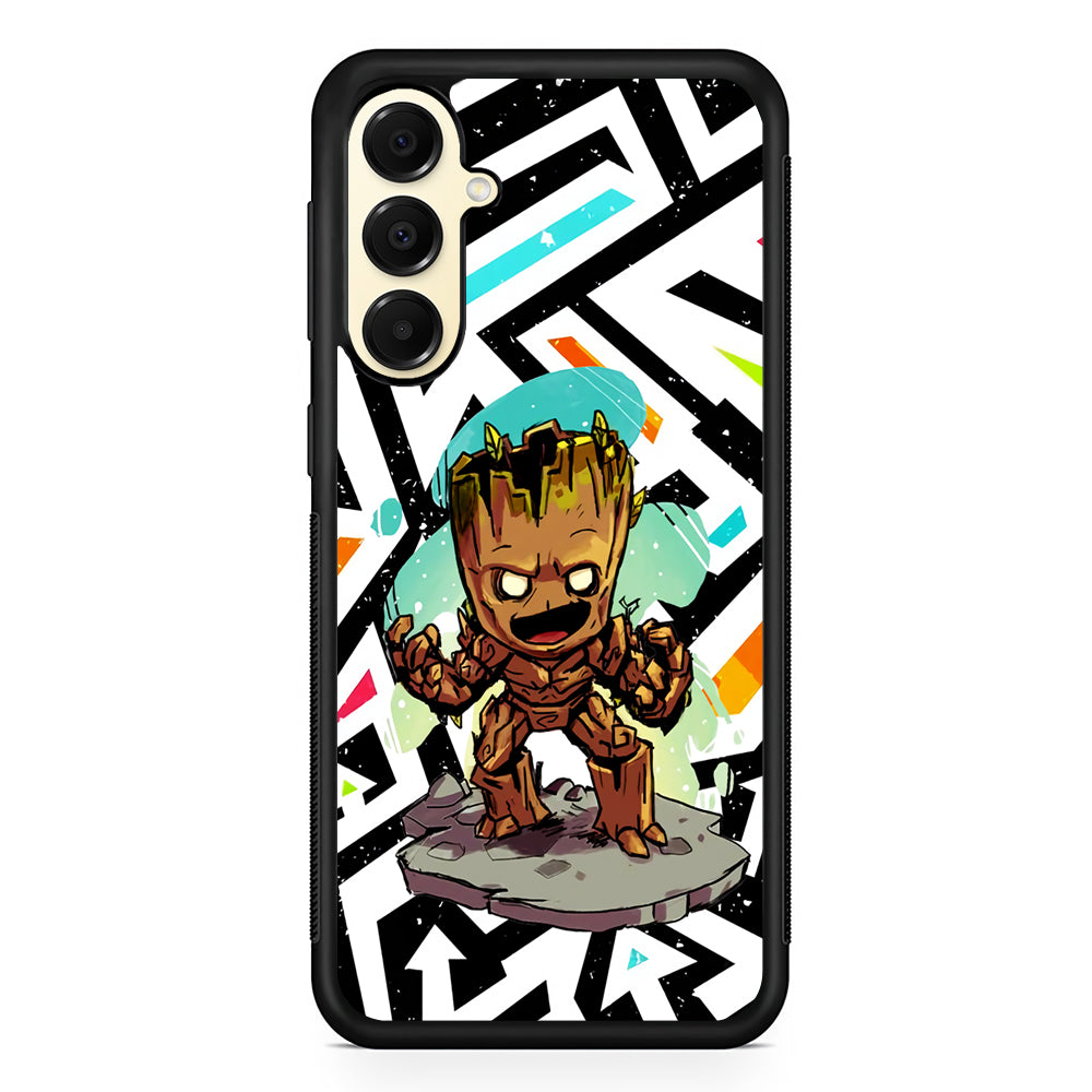 Groot Scream Power Samsung Galaxy A16 Case | Slim Rubber Samsung Galaxy A16 Case