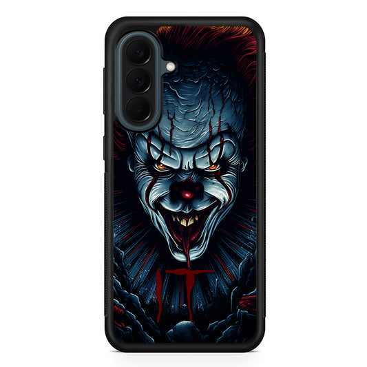 IT Clown Scary Face Samsung Galaxy A37 Case | Samsung Galaxy A37 Rubber Phone Case