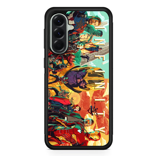 Avenger Infinity All Character Samsung Galaxy A56 Case | Samsung Galaxy A56 Protective Rubber Case