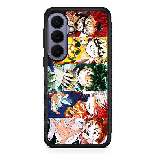 My Hero Academia Main Characters Samsung Galaxy S26 Case | Durable Rubber Case for Samsung Galaxy S26