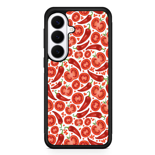 Tomatoes and Chili Peppers Samsung Galaxy S26 Plus Case | Slim Protective Cover for Samsung Galaxy S26 Plus