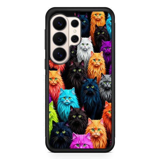 A Group of Colorful Cats Samsung Galaxy S26 Ultra Case | Slim Protective Case for Samsung Galaxy S26 Ultra
