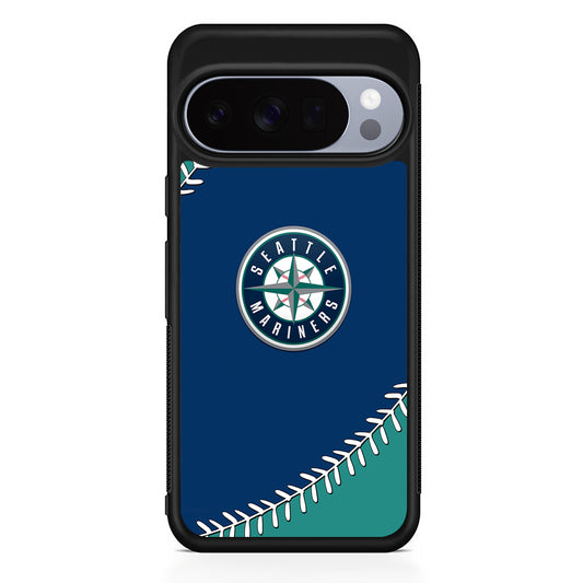 MLB Seattle Mariners Team Google Pixel 10 Pro Case | Slim Google Pixel 10 Pro Rubber Case