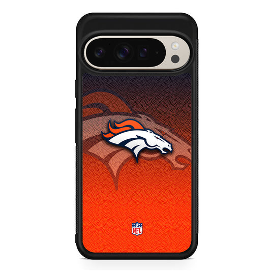 NFL Denver Broncos Gradation Color Google Pixel 9 Pro Case | Slim Protective Cover