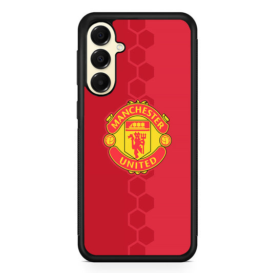 Manchester United Red Emblem Samsung Galaxy A16 Case | Slim Rubber Samsung Galaxy A16 Case