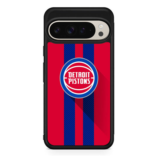 NBA Detroit Pistons Victory Ball Google Pixel 9 Pro Case | Slim Protective Cover