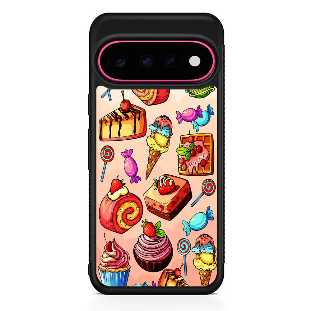 Delicious Colorful Sweets Collection Google Pixel 11 Case | Slim Shockproof Cover