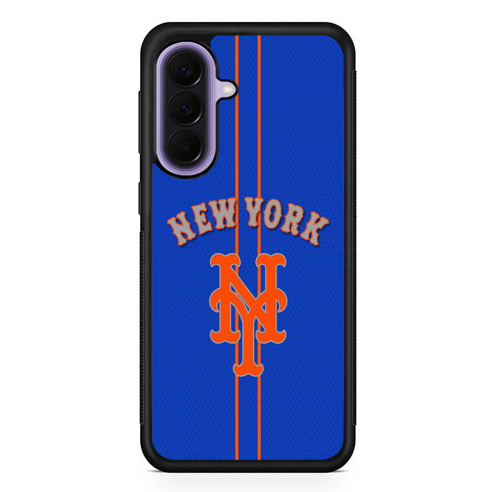 MLB New York Mets Team Samsung Galaxy A57 Case | Slim Samsung Galaxy A57 Rubber Case