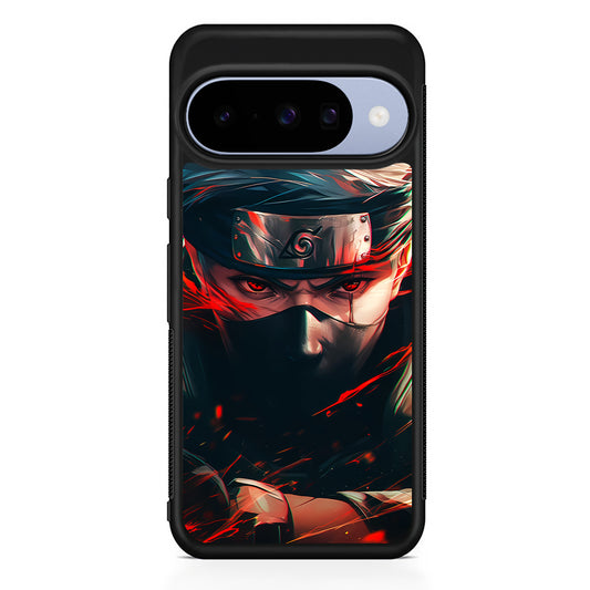 Kakashi Hatake Fighting Mode Google Pixel 10 Case | Google Pixel 10 Rubber Protective Case