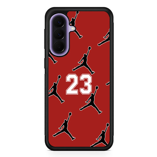 Air Jordan Red Scarlet Samsung Galaxy A57 Case | Slim Samsung Galaxy A57 Rubber Case