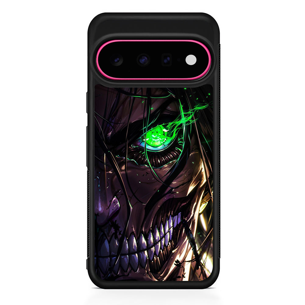 Attack on Titan Eren Face Google Pixel 11 Case | Slim Shockproof Cover