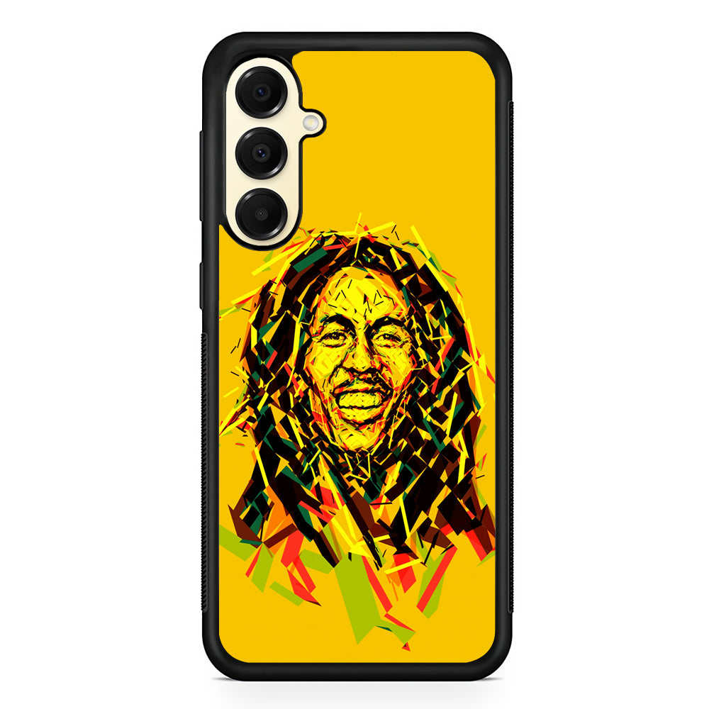 Bob Marley Pop Art Reggae Samsung Galaxy A16 Case | Slim Rubber Samsung Galaxy A16 Case