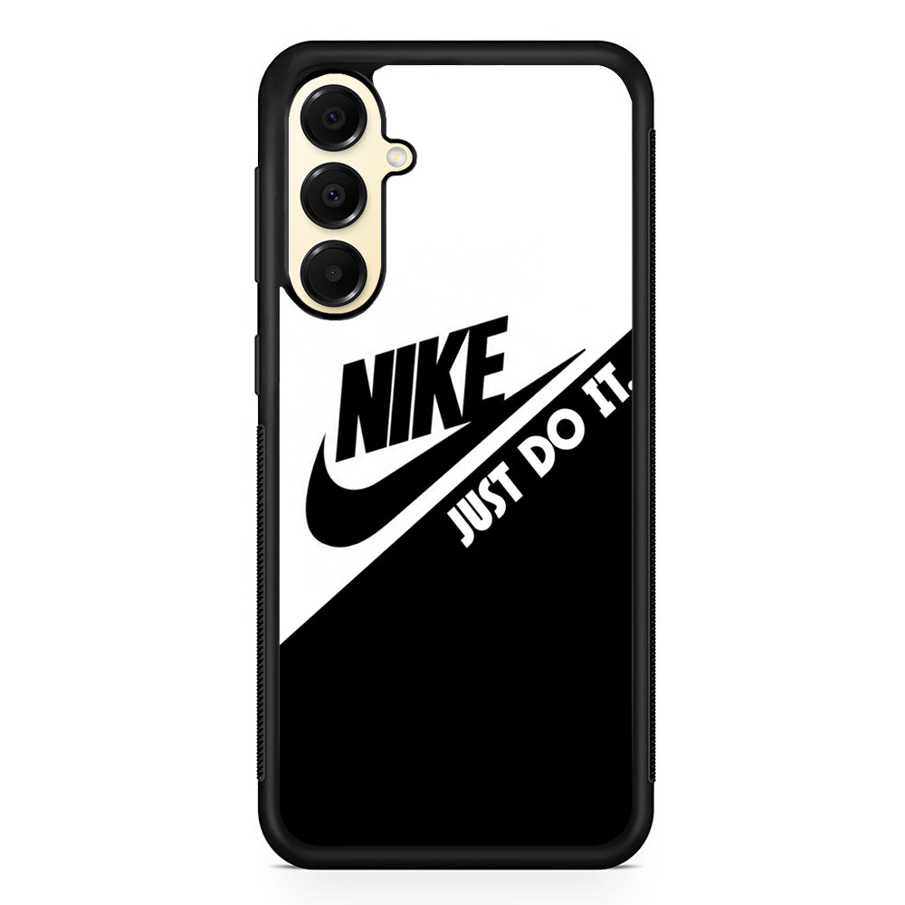 Nike White Black Combination Samsung Galaxy A16 Case | Custom Protective Samsung Galaxy A16 Case