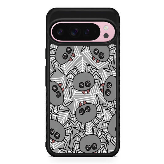 Spidersweb Cartoon Google Pixel 9 Pro XL Case | Protective Cover