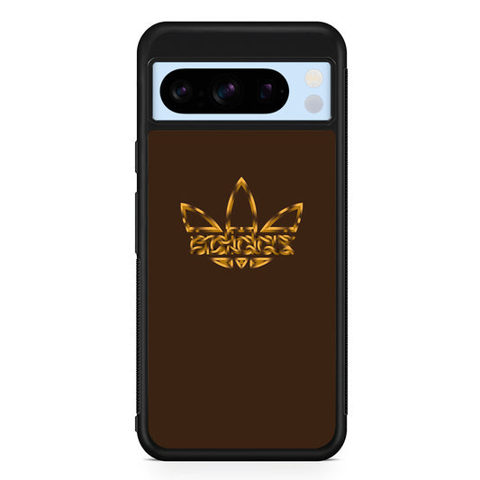 Adidas Royal Gold Chocolate Google Pixel 8 Pro Case | Slim Protective Cover