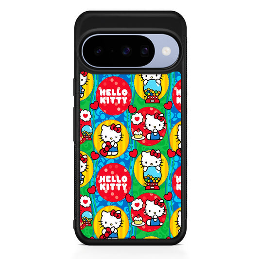 Hello Kitty Art of Momment Google Pixel 10 Case | Google Pixel 10 Rubber Protective Case