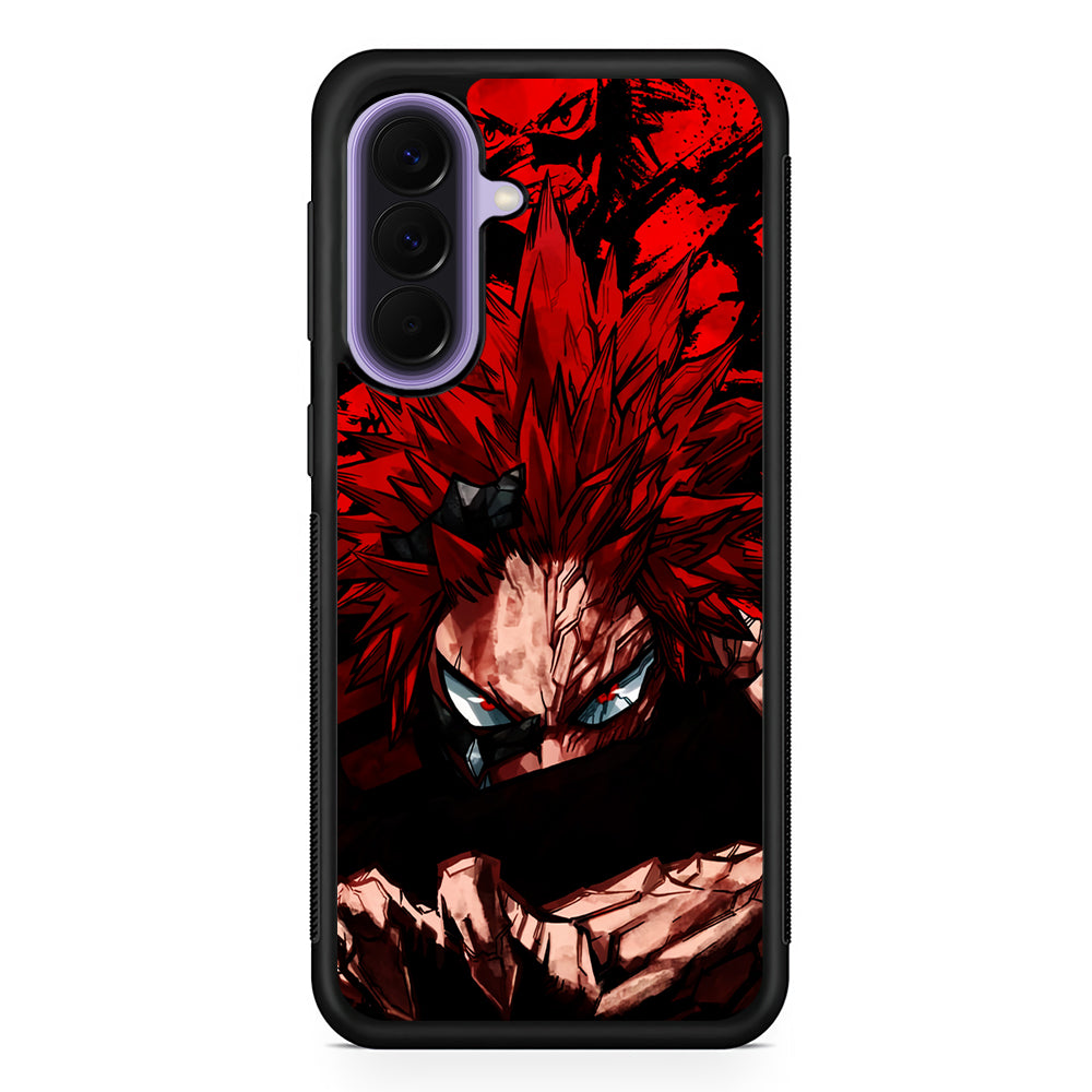 Red Riot Eijiro Kirishima Unbreakable Samsung Galaxy A57 Case | Slim Samsung Galaxy A57 Rubber Case
