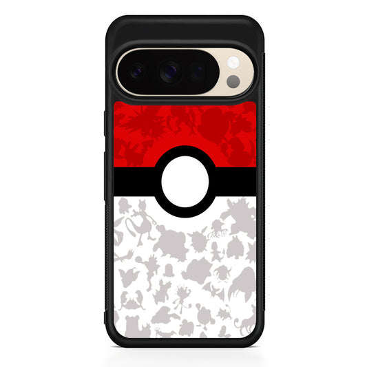 Pokemon Ball Silhouette Google Pixel 10 Pro XL Case | Slim Google Pixel 10 Pro XL Protective Case