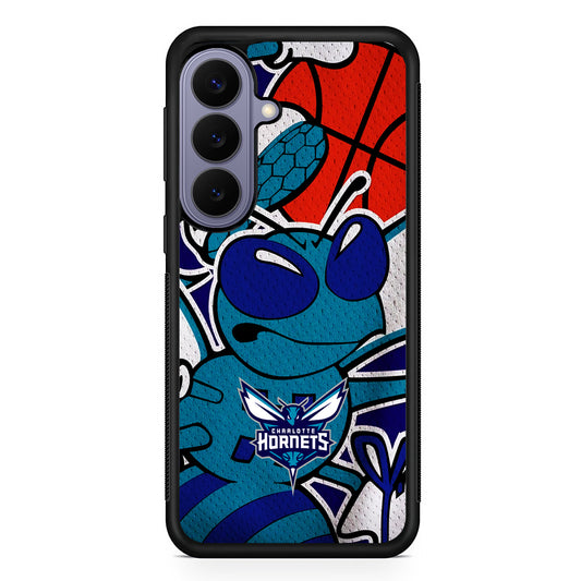 NBA Charlotte Hornets The Bee Samsung Galaxy S26 Case | Durable Rubber Case for Samsung Galaxy S26