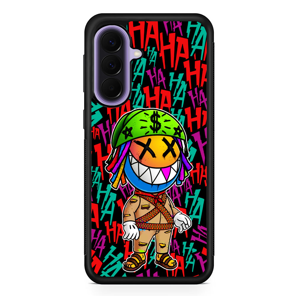 Always Happy Smiling Mask Samsung Galaxy A57 Case | Slim Samsung Galaxy A57 Rubber Case