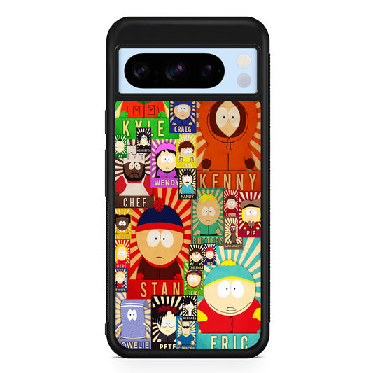 South Park All Characters Google Pixel 8 Pro Case | Slim Rubber Case for Google Pixel 8 Pro