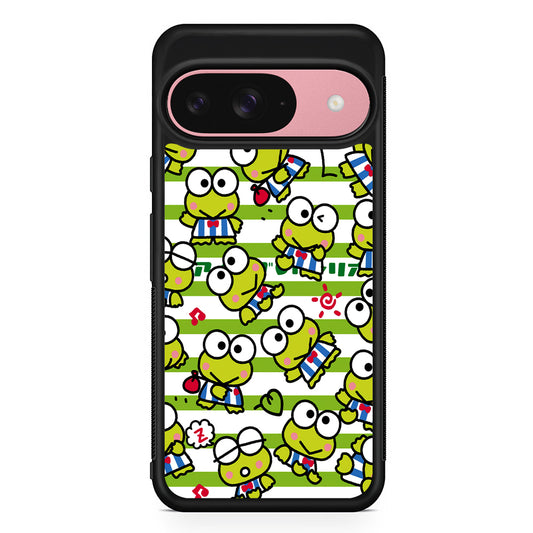 Keroppi Want to Vacation Google Pixel 9 Case | Google Pixel 9 Protective Rubber Case