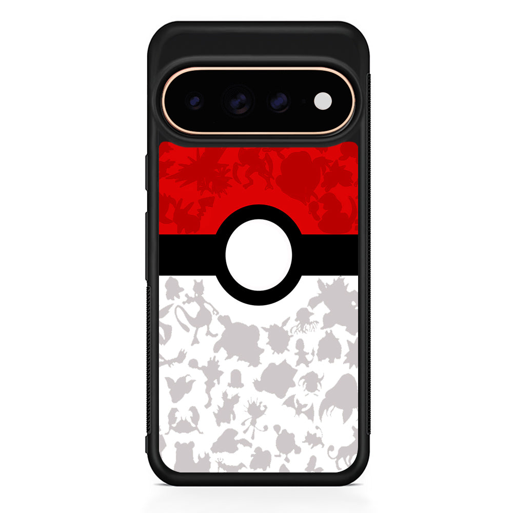 Pokemon Ball Silhouette Google Pixel 11 Pro Case - Stylish Protective Phone Case