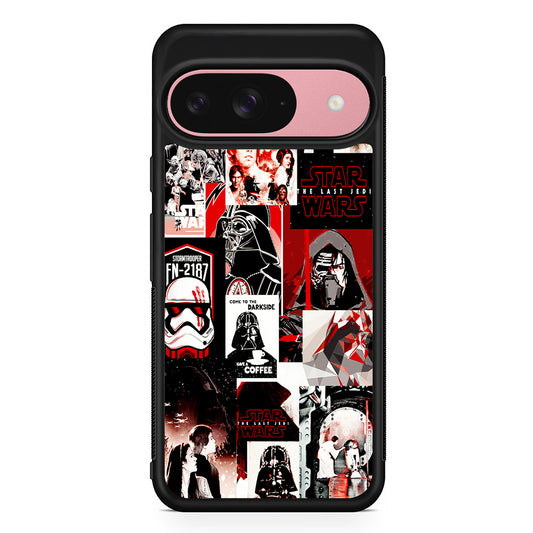 Star Wars Aesthetic Collage Google Pixel 9 Case | Google Pixel 9 Protective Rubber Case