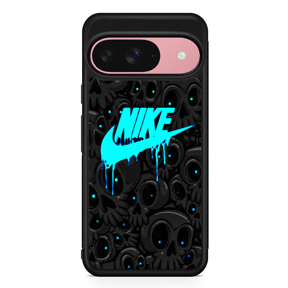 Nike Skull Light Logo Google Pixel 9 Case | Durable Google Pixel 9 Cover