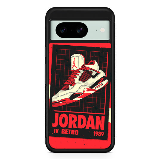 Air Jordan Poster from The Past Google Pixel 8 Case | Durable Protective Cover for Google Pixel 8