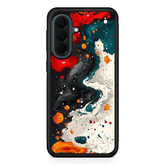 Liquid Abstract Painting Art Samsung Galaxy A37 Case | Samsung Galaxy A37 Rubber Phone Case