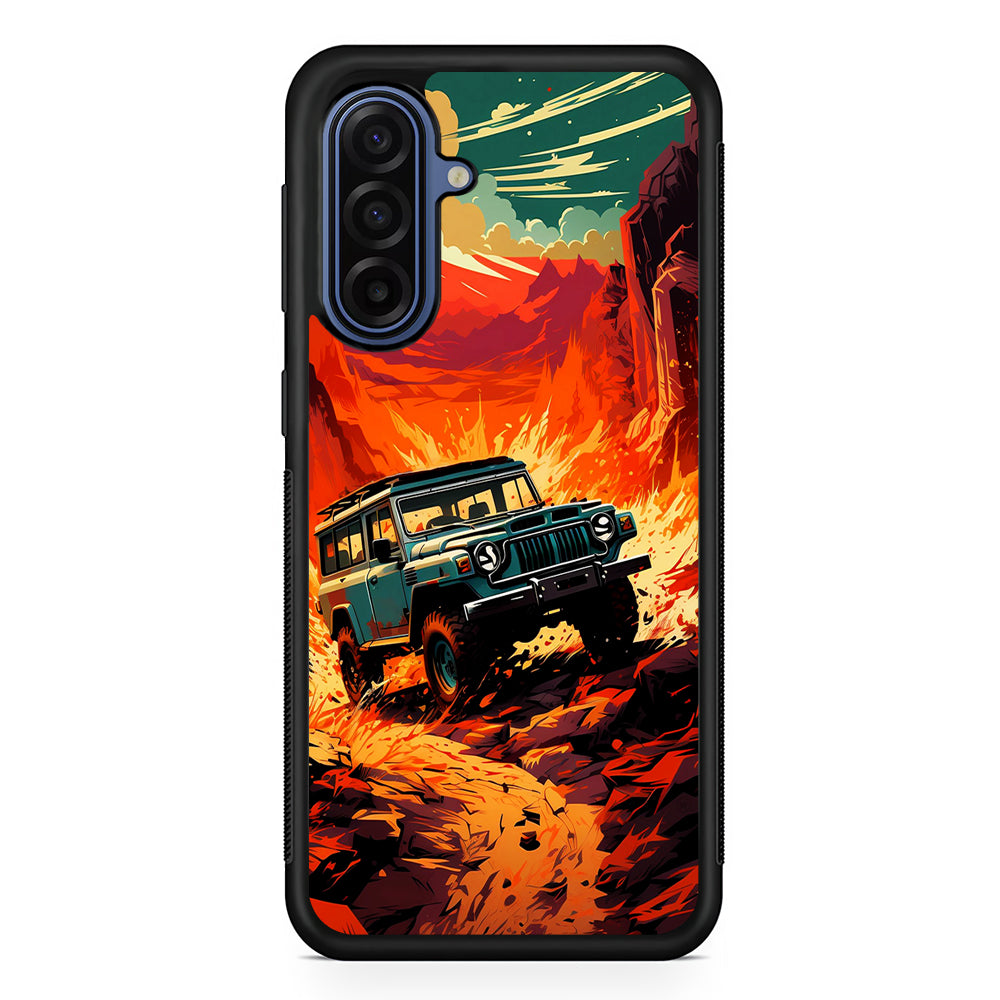 Jeep Offroad Adventure Car Samsung Galaxy A17 Case | Slim Protective Phone Cover