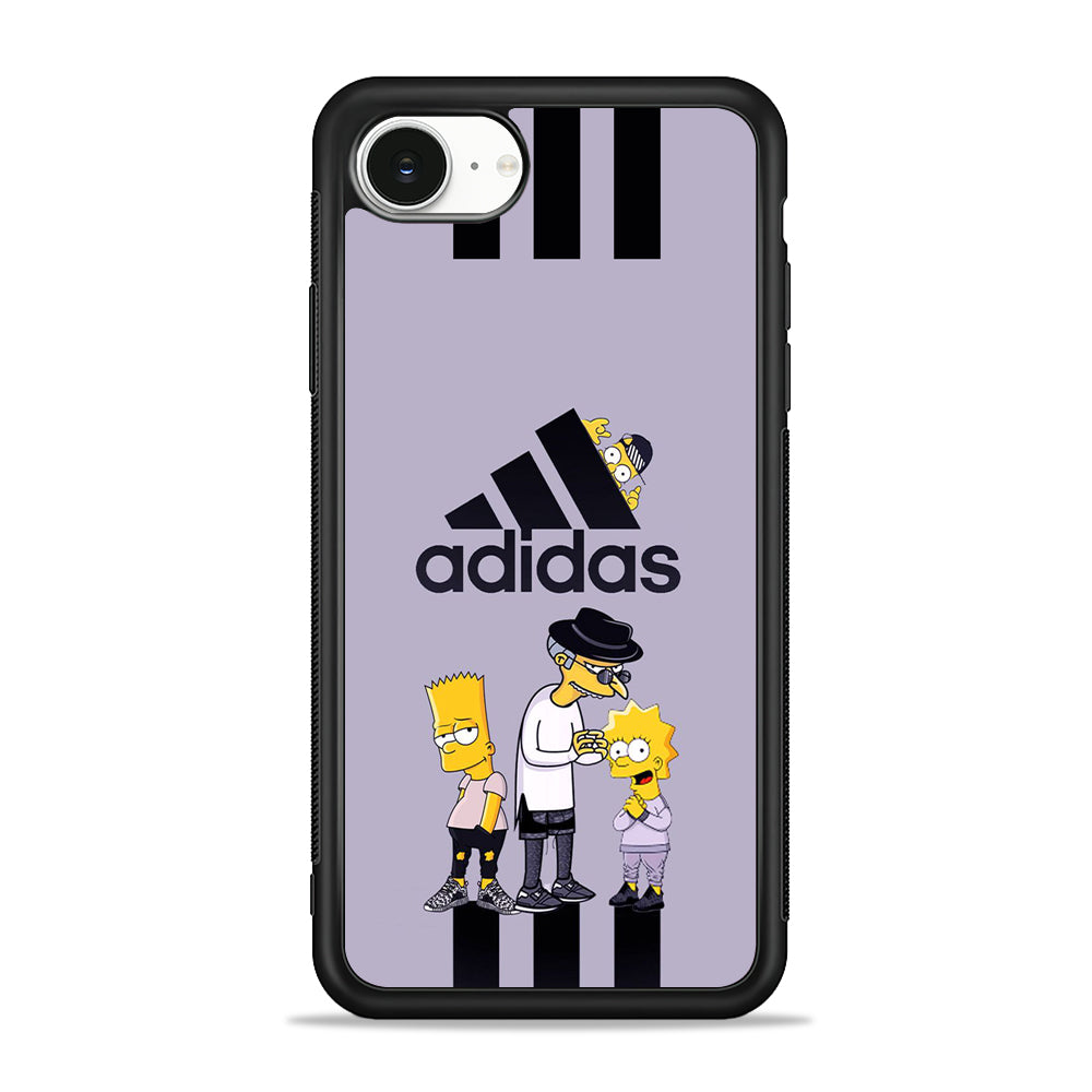 Adidas Simpson Team iPhone 16e Case - Slim Silicone Case