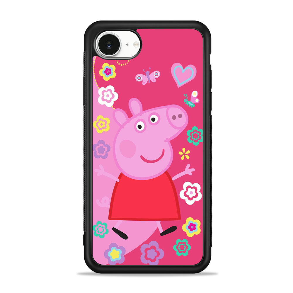 Peppa Pig Cute Pink iPhone 16e Case | Protective Phone Cover